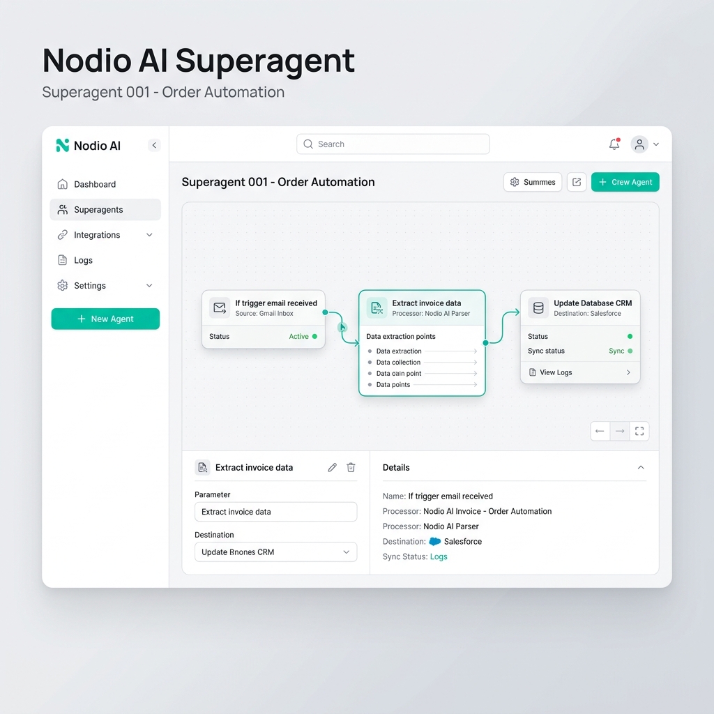 Nodio Superagents screenshot